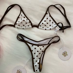 Princess Polly polka dot bikini